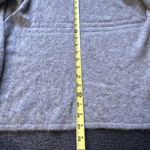 41 Hawthorn 100% Cashmere Gray Open Front Sweater Cardigan 2X Duster Waterfall - Picture 7 of 7